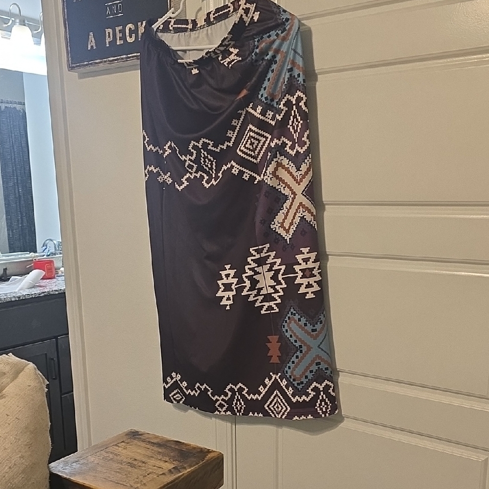 Geometric Patterned Dress